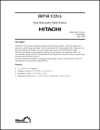 Click here to download HD74LV221 Datasheet