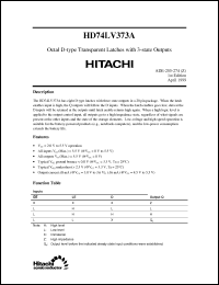 Click here to download HD74LV373 Datasheet