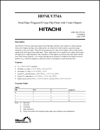 Click here to download HD74LV374 Datasheet