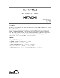 Click here to download HD74LV393A Datasheet