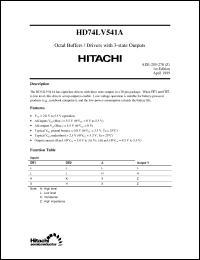 Click here to download HD74LV541A Datasheet