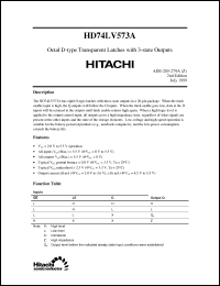 Click here to download HD74LV573A Datasheet