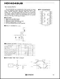 Click here to download HD14049UB Datasheet