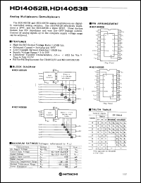 Click here to download HD14052B Datasheet