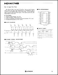 Click here to download HD14174B Datasheet