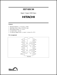 Click here to download HD74HC08 Datasheet