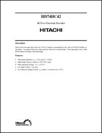 Click here to download HD74HC42 Datasheet