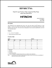 Click here to download HD74HCT74 Datasheet