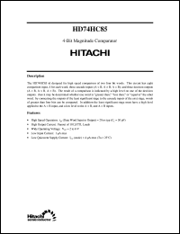 Click here to download HD74HC85 Datasheet