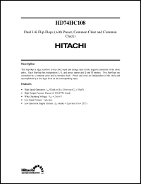Click here to download HD74HC108 Datasheet