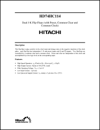 Click here to download HD74HC114 Datasheet