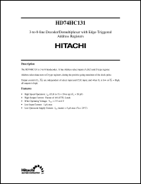 Click here to download HD74HC131 Datasheet