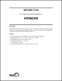 Click here to download HD74HCT138 Datasheet