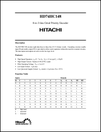 Click here to download HD74HC148 Datasheet