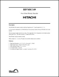 Click here to download HD74HC149 Datasheet