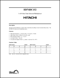 Click here to download HD74HC152 Datasheet