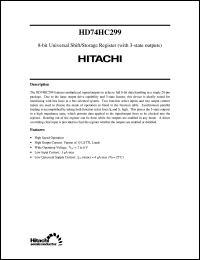 Click here to download HD74HC299 Datasheet