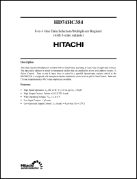 Click here to download HD74HC354 Datasheet