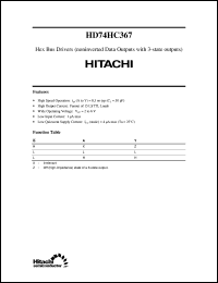 Click here to download HD74HC367 Datasheet