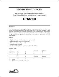 Click here to download HD74HC534 Datasheet