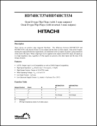 Click here to download HD74HCT534 Datasheet