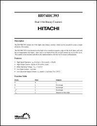 Click here to download HD74HC393 Datasheet