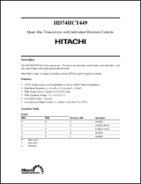 Click here to download HD74HCT449 Datasheet