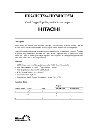 Click here to download HD74HCT564 Datasheet