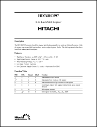 Click here to download HD74HC597 Datasheet