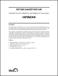 Click here to download HD74HC646 Datasheet