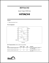 Click here to download HD74AC02 Datasheet