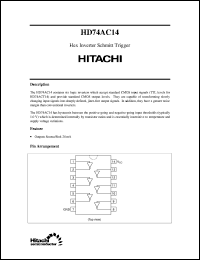 Click here to download HD74AC14 Datasheet