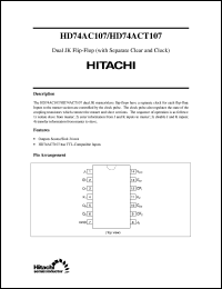 Click here to download HD74AC107 Datasheet