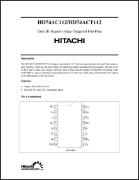 Click here to download HD74ACT112 Datasheet