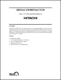 Click here to download HD74ACT139 Datasheet