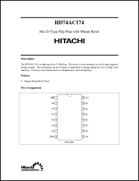 Click here to download HD74AC174 Datasheet