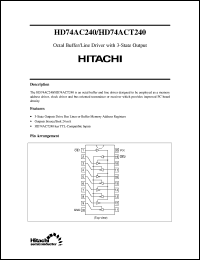 Click here to download HD74AC240 Datasheet