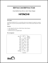 Click here to download HD74ACT241 Datasheet