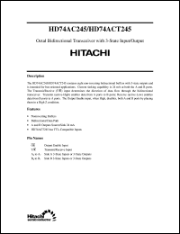 Click here to download HD74ACT245 Datasheet
