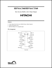 Click here to download HD74AC368 Datasheet