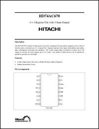 Click here to download HD74AC670 Datasheet