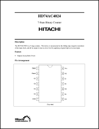 Click here to download HD74AC4024 Datasheet