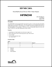 Click here to download HD74BC240 Datasheet