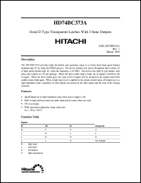 Click here to download HD74BC373 Datasheet