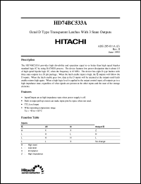 Click here to download HD74BC533 Datasheet