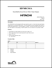 Click here to download HD74BC541A Datasheet