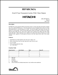 Click here to download HD74BC563A Datasheet