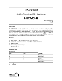 Click here to download HD74BC620 Datasheet