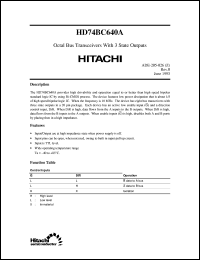 Click here to download HD74BC640 Datasheet
