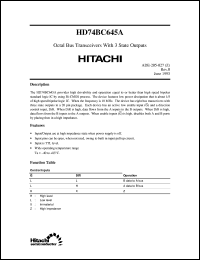 Click here to download HD74BC645A Datasheet